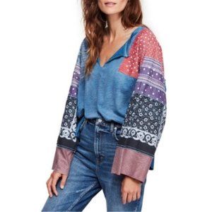 Free People Shibuya Tunic Top Shirt. M